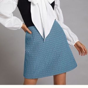Anthropologie Hutch Abstract Mini Skirt Size 2 Pre-owned